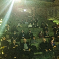 The audience in the V&A Sackler Research Centre's Hochhauser Auditorium.